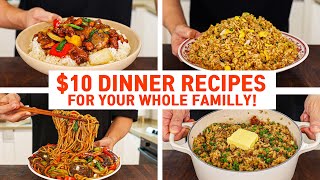 Only $10?! These Cheap & Easy Dinners Can Feed Your Whole Family!