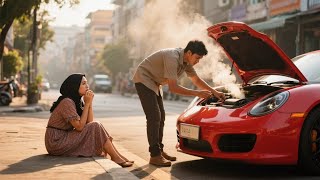 Download lagu Tak disangka! Niat tulus menolong wanita kaya yang mobilnya mogok, pria gembel ini justru menemukan mp3