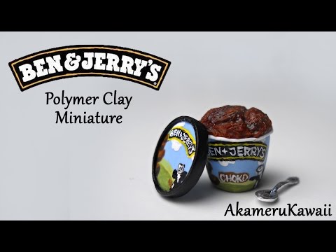 Ben & Jerry's inspired Miniature - Polymer Clay Tutorial Video