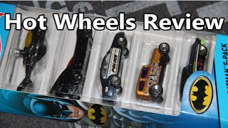 2015 Hot Wheels Batman 5 Pack Toy Review - The No Swear Gamer