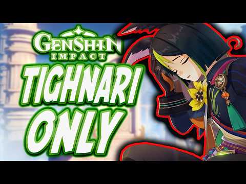Can You Beat Genshin Impact Only Using Tighnari??!!