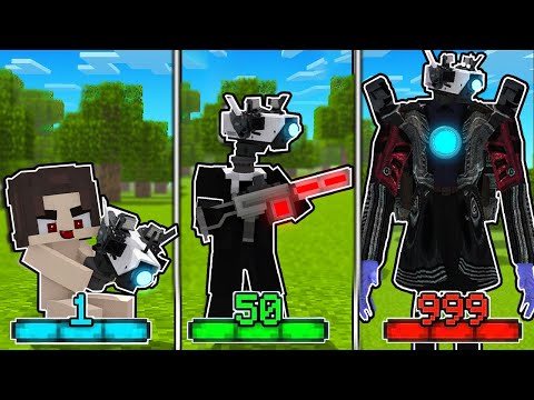 TITAN CAMERA-BORALO MAN GELİŞİYOR 💪 - Minecraft