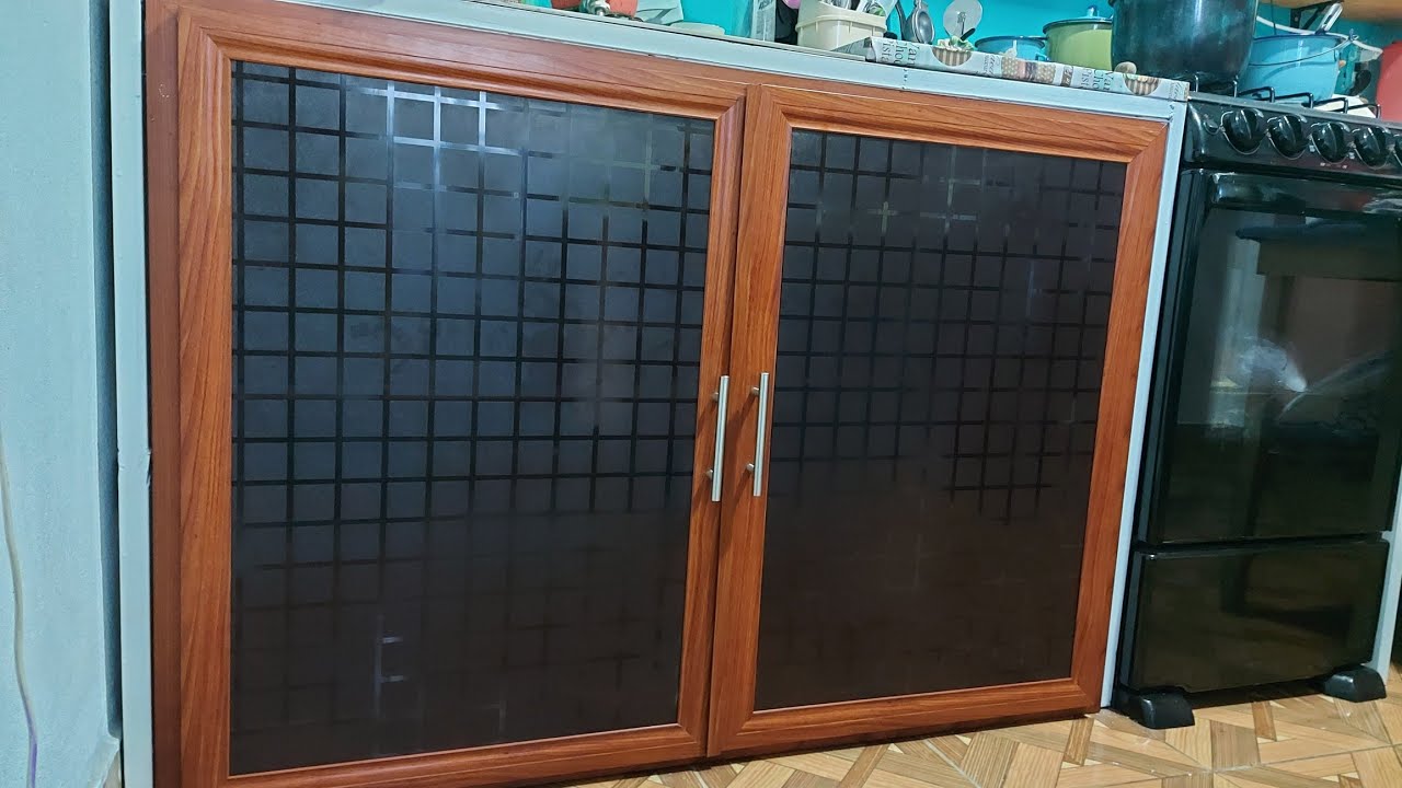 PUERTAS PARA COCINA🔥tutorial paso a paso, puertas en aluminio economico para cocina
