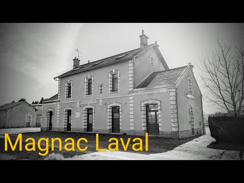 Vestiges ferroviaires : Magnac Laval.