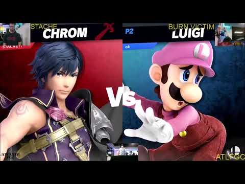 4o4 Ultimate Weekly XIII - Stache(Chrom) vs DBH| Burn Victim(Luigi) - Winners Semi-Final
