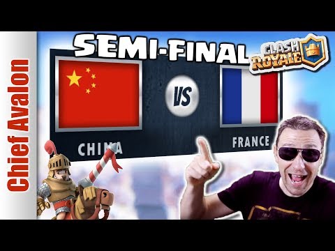 CHINA vs FRANCE - MGL WORLDS SEMI-FINAL - BOTH TEAMS UNDEFEATED - Clash Royale eSports