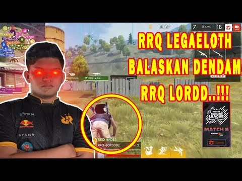 RRQ LORDDD DI END !! LEGAELOTH NGAMUK HABISI SEMUA MUSUH ! SUMMER LEAGUE FREE FIRE 2019