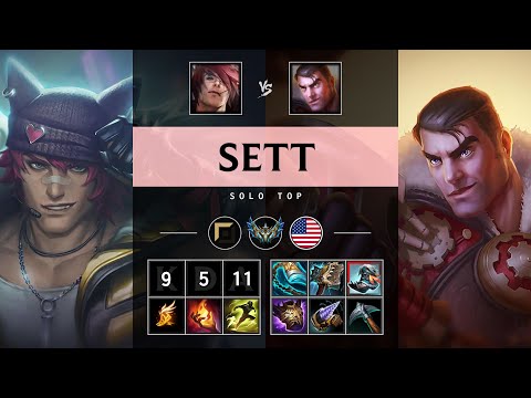 Sett Top vs Jayce - NA Challenger Patch 25.09