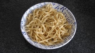 Zelf spaghetti of tagliatelle maken - eenvoudig recept voor pasta