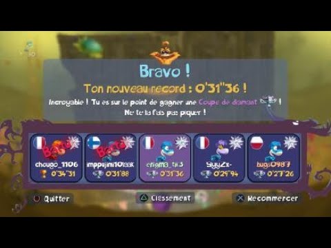 Rayman® Legends Daily Extreme Challenge Tower Speed Diamond Cup 23/04/2020