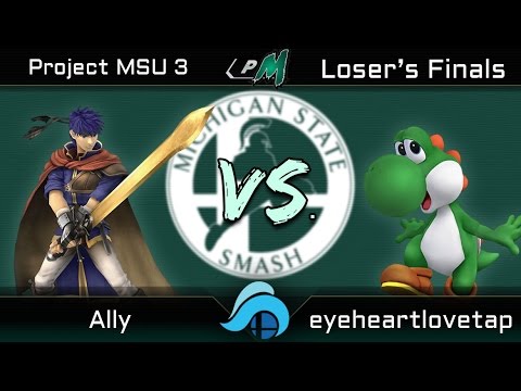 Project MSU 3 Losers Finals - Ally (Ike) vs. eyeheartlovetap (Yoshi)