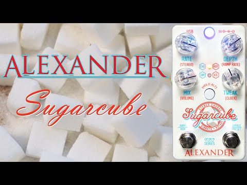 MAS Distro: Alexander Pedals - Sugarcube - Stereo Chorus/Vibrato/Rotary