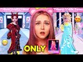 ONLY Wearing The TOP MODEL Robe For EVERY THEME In DRESS TO IMPRESS! *hard* | ROBLOX Challenge