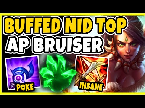 *BUFFED* NIDALEE TOP INFORMATIVE GAMEPLAY IN SEASON 10! - League of Legends