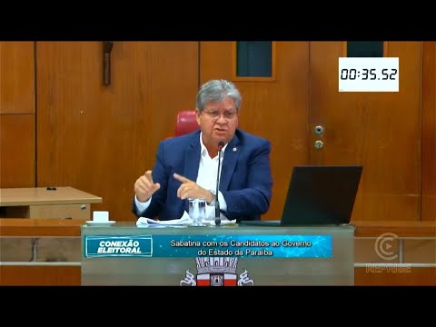 Sabatina com JOÃO AZEVÊDO - Candidato ao Governo do Estado da Paraíba