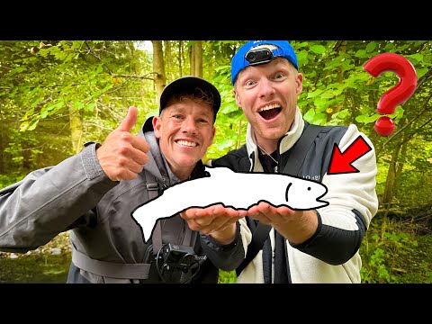 ENZO VANGT EEN ZELDZAME VIS!😯