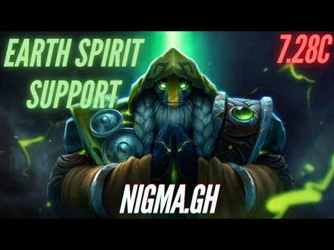 DOTA 2 PRO SUPPORT EARTH SPIRIT / NIGMA.Gh / GAMEPLAY / 7.28c