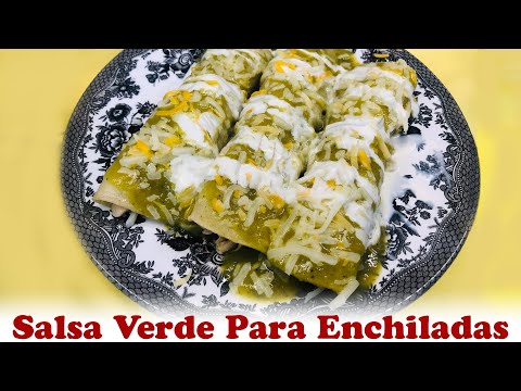 Salsa Verde para Enchiladas