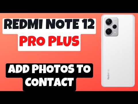 How to Set Contact Photo Xiaomi Redmi Note 12 Pro Plus || Add Photo to Contact