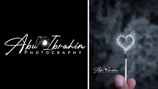 Photography Signature Logo Creation | MALAYALAM tutorialABU PKD Editz|