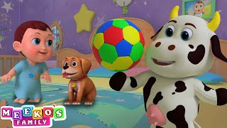 Ten In The Bed Song | More Nursery Rhymes For Kids | Meeko's Family