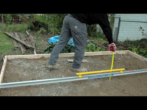 Learn how to pour a concrete slab - DIY with MARSHALLTOWN