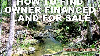 How to Find Owner Financed Land for Sale