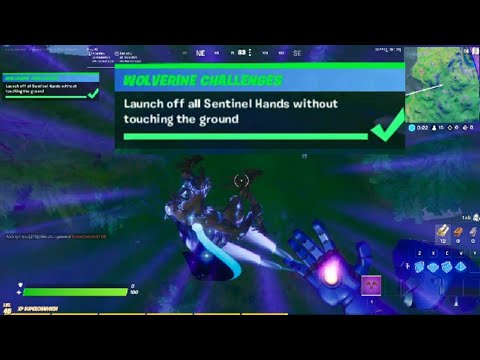 Launch Off All Sentinel Hands Without Touching The Ground