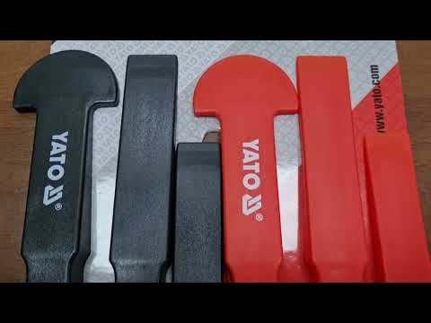 Набор пластиковых зубил YATO 127 и 175 мм, 6 шт (YT-08477)