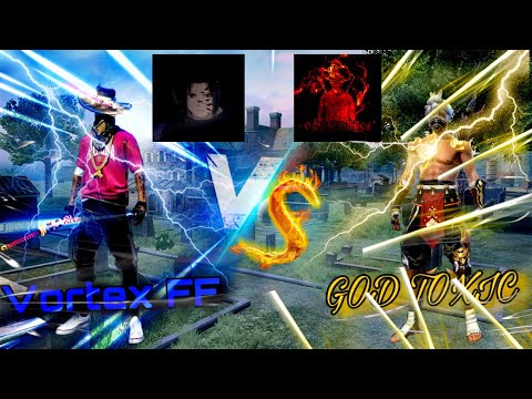 GOD TOXIC⚜️VS VORTEX FF👑1vs1 full gameplay { IPhone 8 Plus vs IPhone 7 } 🇬🇷🇧🇷🇦🇱