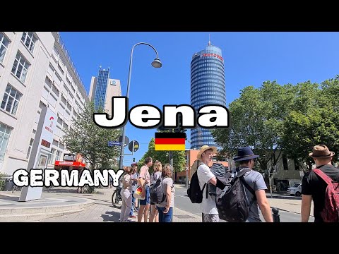 Jena Germany 🇩🇪 Walking Tour of Jena | Historic City of Science & Nature in Thuringia, Summer 2025