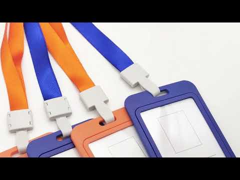 Wholesale Lanyards with ID Card Badge Holder Neck Strap Printed Logo Polyester Sublimation Lanyard