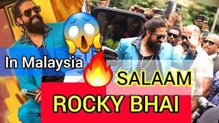Rocking Star YASH gae MALAYSIA ?🤔🔥🥰Fans hue pagal 🥵 #trending #yash19 #yash #kgf