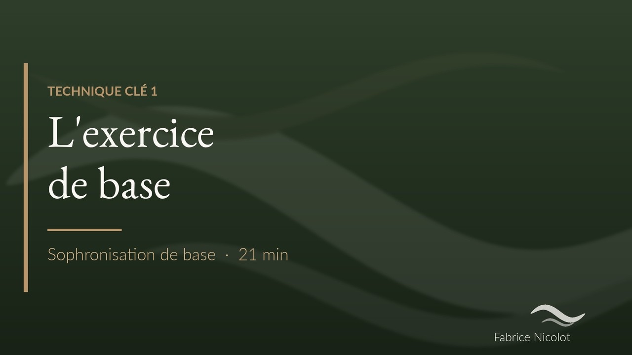 Exercice de base sophrologie SB