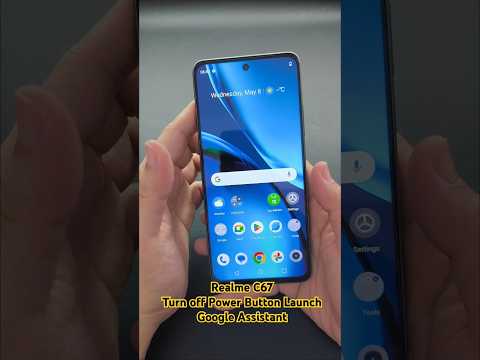 Realme C67 Turn off Power Button Launch Google Assistant