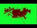 Blood Splatter - FREE GREEN SCREEN EFFECTS
