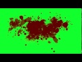 Blood Splatter FREE GREEN SCREEN EFFECTS