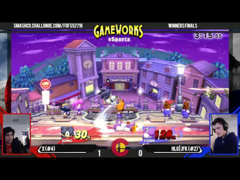 FGF - X (Sonic) Vs. HLG|JFK (Yoshi) - Winners Finals
