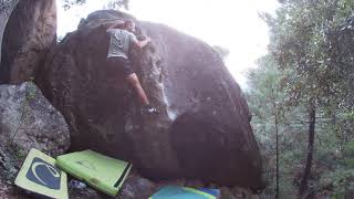 Video thumbnail of Stricnina, 6a. Santa Blocona