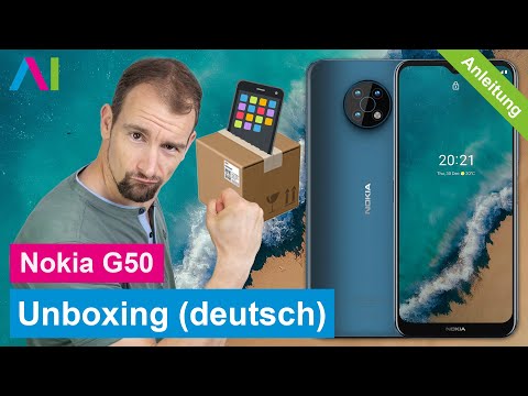Nokia G50 - Unboxing (deutsch) • 📱 • 📦 • 🆕 • Anleitung | Tutorial