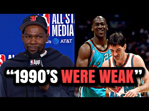 Kevin Durant LIES ABOUT MICHAEL JORDAN'S ERA