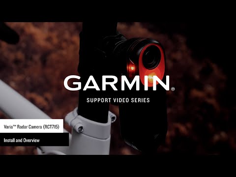 Garmin Varia RCT715 galinis dviračio žibintas, radaras ir kamera viename video