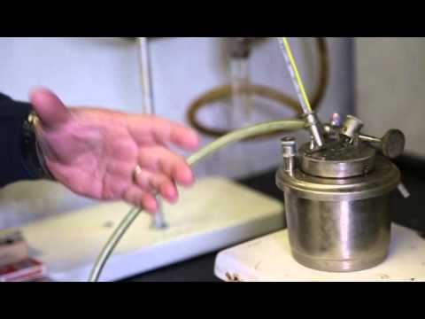 Flashpoint test of product with closed cup procedure