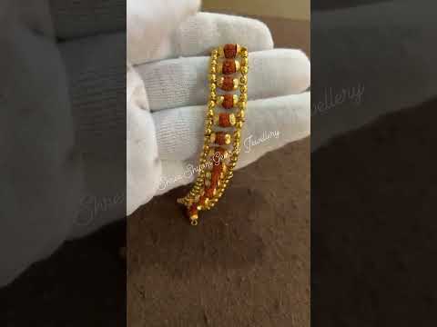 Brass Rudraksha Bracelet