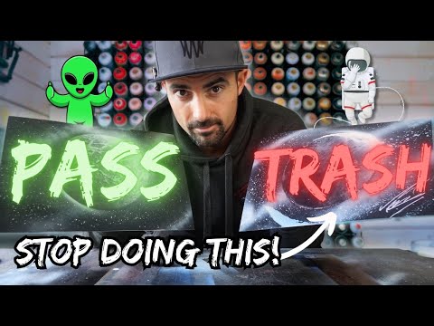 The CORRECT Way To Paint Planets - Beginner Spray Paint Art Tutorial