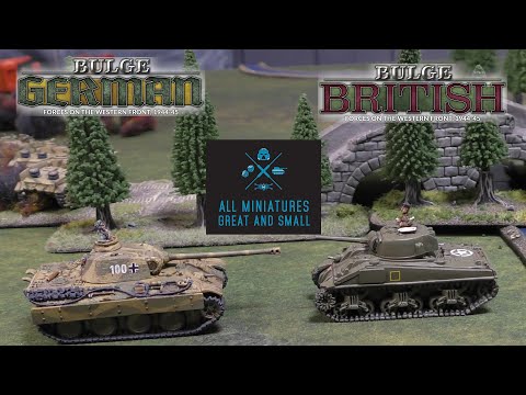 Flames of War Battle Report - British Bulge versus German Bulge!