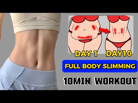 Full Body Slimming Exercise | 10 Min Daily Exercise to Slim Body | Lose 5kg After 10 days