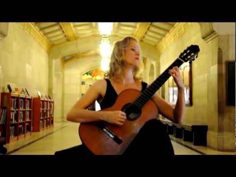 J.S. Bach - Cello Suite No. 6 Prélude - Eva Beneke (guitar)