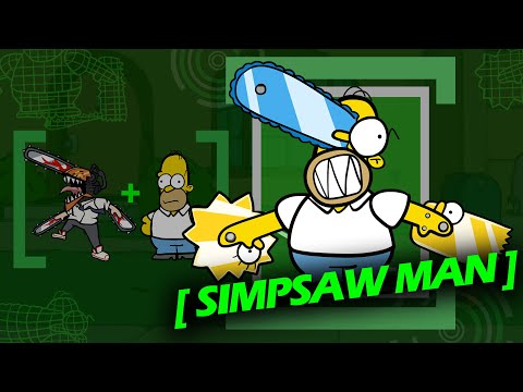 Let's Mix Homer Simpson & Chainsaw Man | Character Fusion Animation EP.3
