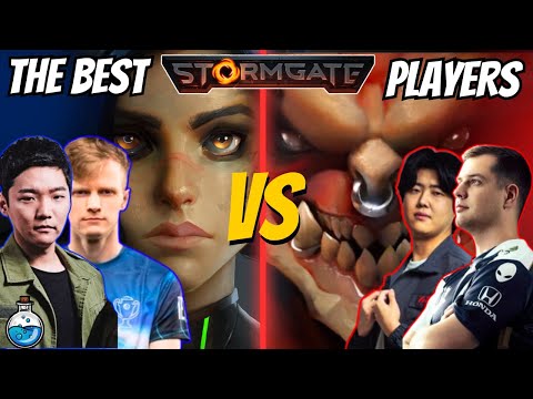 Best Stormgate players feat. Parting, MaNa in an EPIC Team Showmatch!